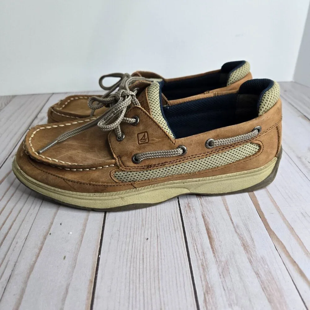 Sperry Big Kid Boys Lanyard Boat Shoes Big Boys Size 5M